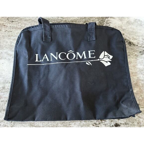 Lancome Tote Bag Black Rose Promo Vintage - Picture 1 of 4